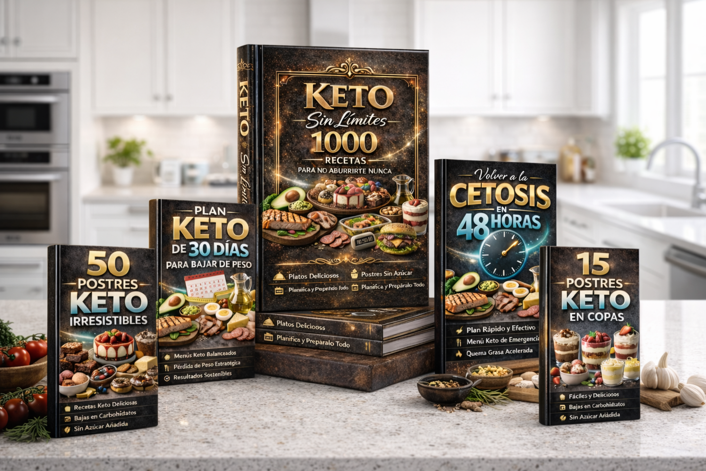 Keto Sin Límites - 1.000 Recetas para no aburrirte nunca